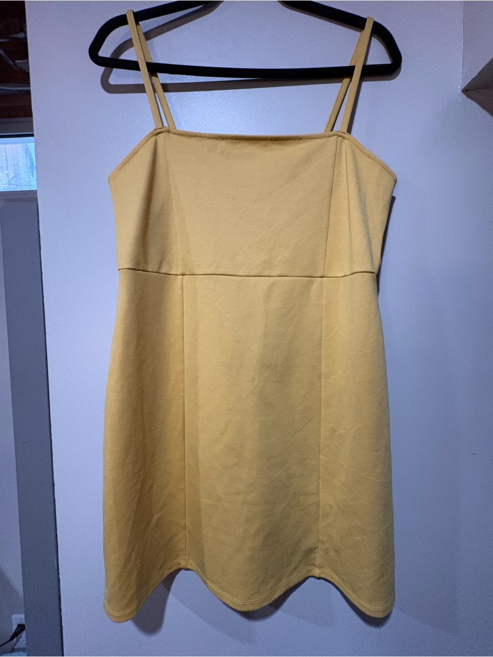 Ardene Yellow Spaghetti-Strap Mini Dress